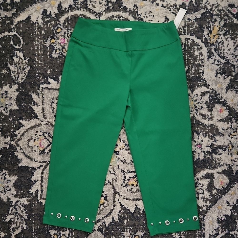 Capri Pants with Silver Accents